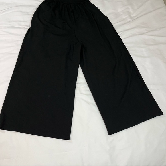 Anthropologie Black Halter Jumpsuit - Picture 6 of 14